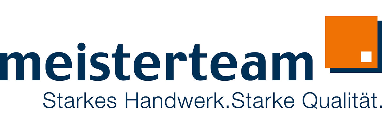 Partnerlogo Meisterteam. Metallbau Herbst ist Mitglied im Meisterteam ist.